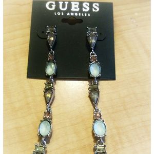 Guess Brand Gem Earrings